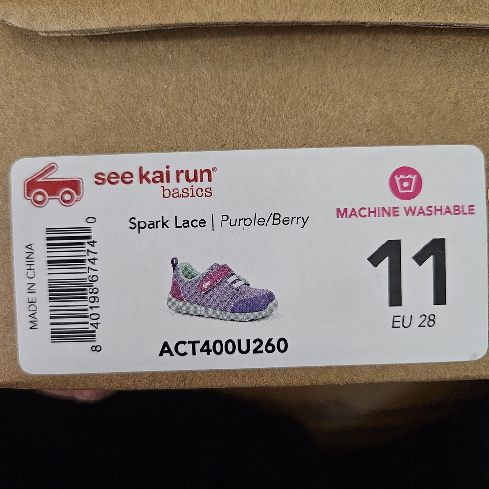 See Kai Run Kids Sneakers - Purple and Blue - Picture 2 of 2